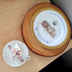 Royal Grafton commemorative plate Prince William of Wales